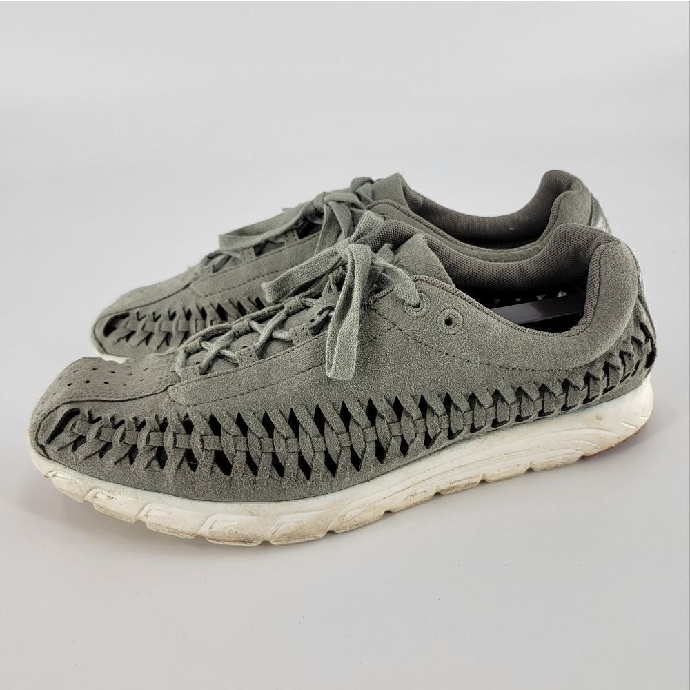 Nike mayfly shoes 10 green woven braided running